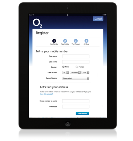 O2 Responsive design - Tablet